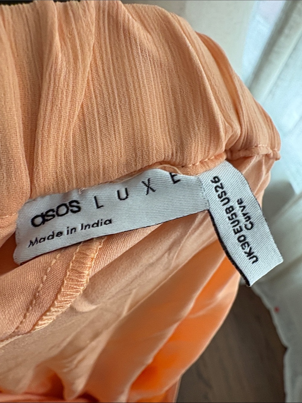 ASOS CURVE Peach Tiered Ruffle Maxi Set - READ DESCRIPTION! - Picture 9 of 9